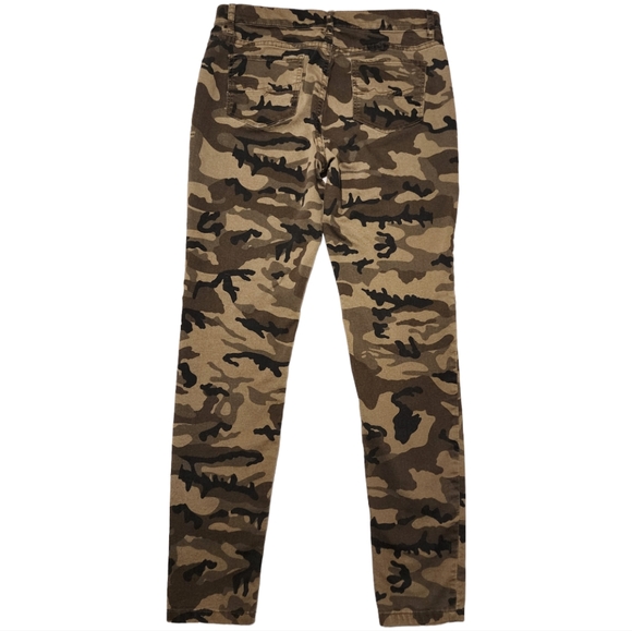 New York & Company Camo Pants, Stretch Skinny Jeans, Size 6 - Picture 3 of 7